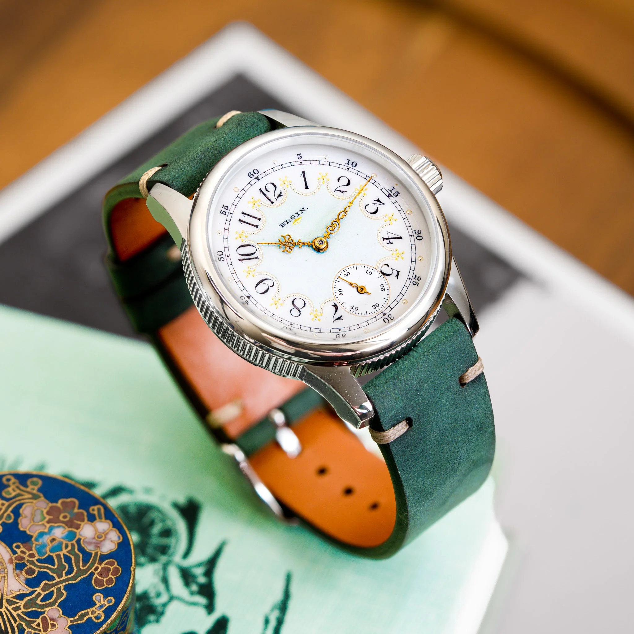 Elgin pocket watch conversion — Frett & Co Clockworks